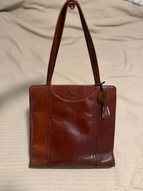 Vintage pecan leather Hobo The Original bag